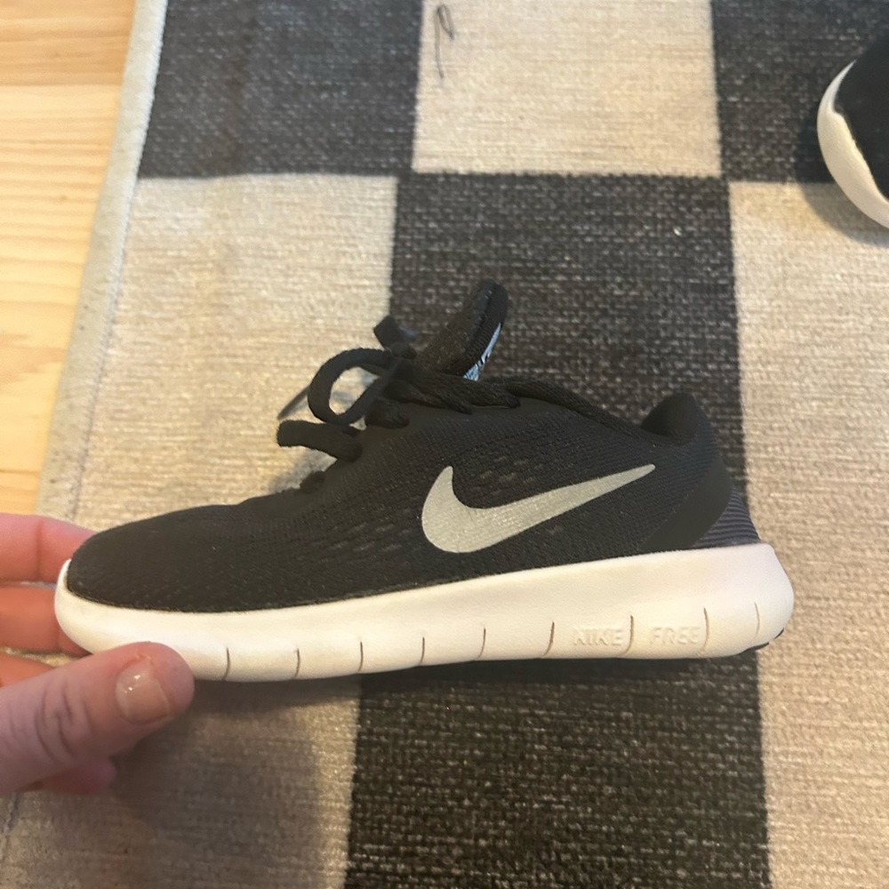 Nike Kids Black and White Sneakers